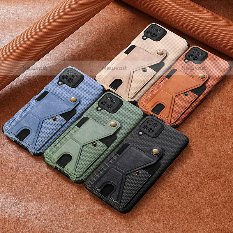 Ultra-thin Silicone Gel Soft Case Cover with Magnetic S05D for Samsung Galaxy M32 4G