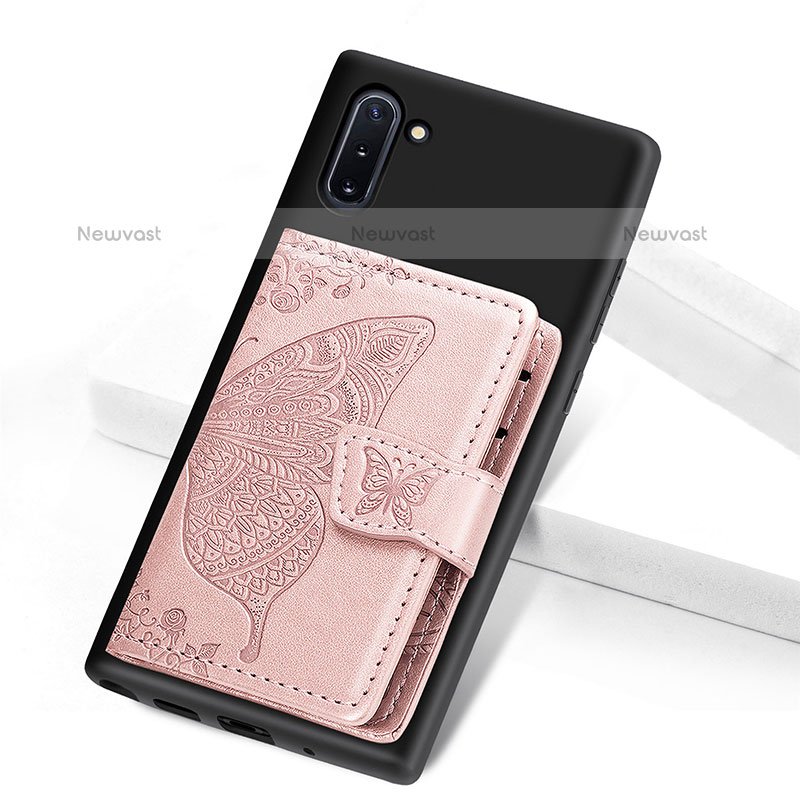 Ultra-thin Silicone Gel Soft Case Cover with Magnetic S05D for Samsung Galaxy Note 10 5G
