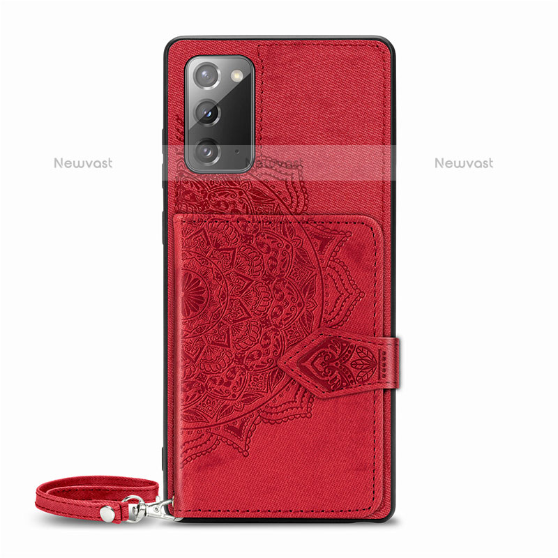 Ultra-thin Silicone Gel Soft Case Cover with Magnetic S05D for Samsung Galaxy Note 20 5G