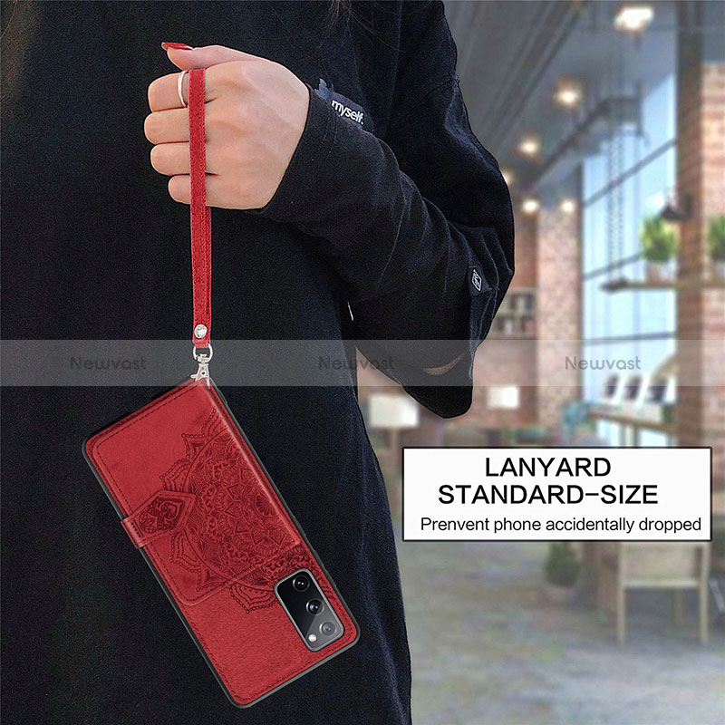 Ultra-thin Silicone Gel Soft Case Cover with Magnetic S05D for Samsung Galaxy S20 FE (2022) 5G