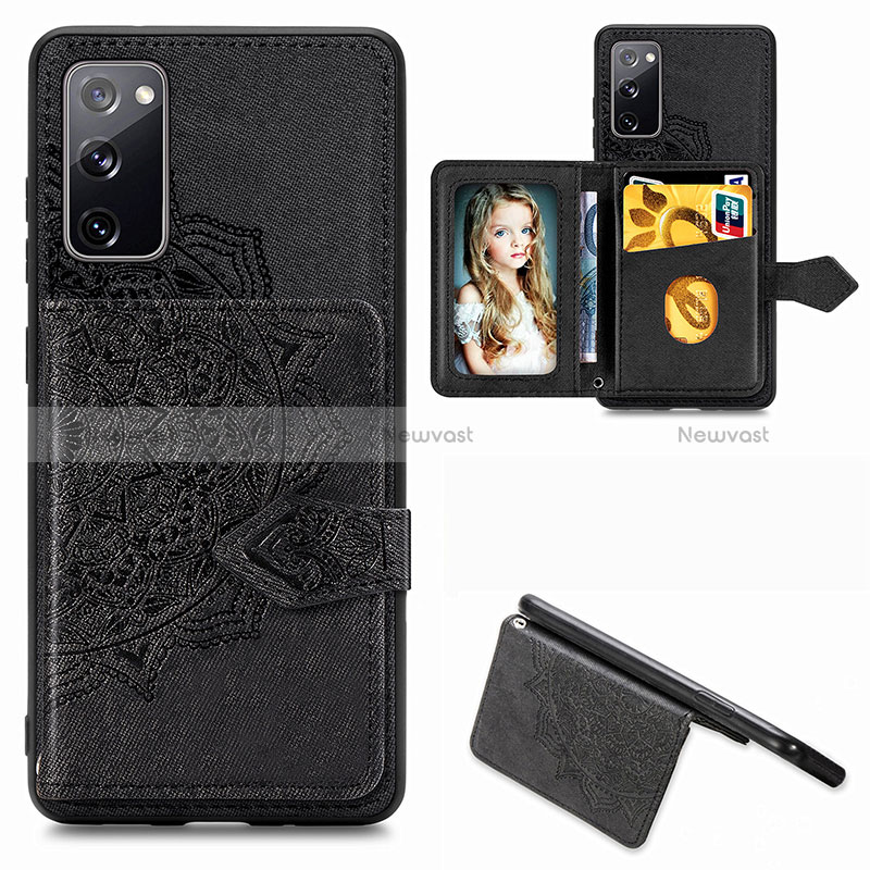 Ultra-thin Silicone Gel Soft Case Cover with Magnetic S05D for Samsung Galaxy S20 FE 5G