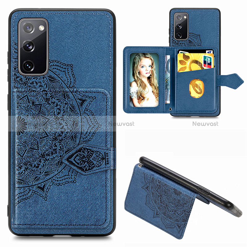 Ultra-thin Silicone Gel Soft Case Cover with Magnetic S05D for Samsung Galaxy S20 Lite 5G