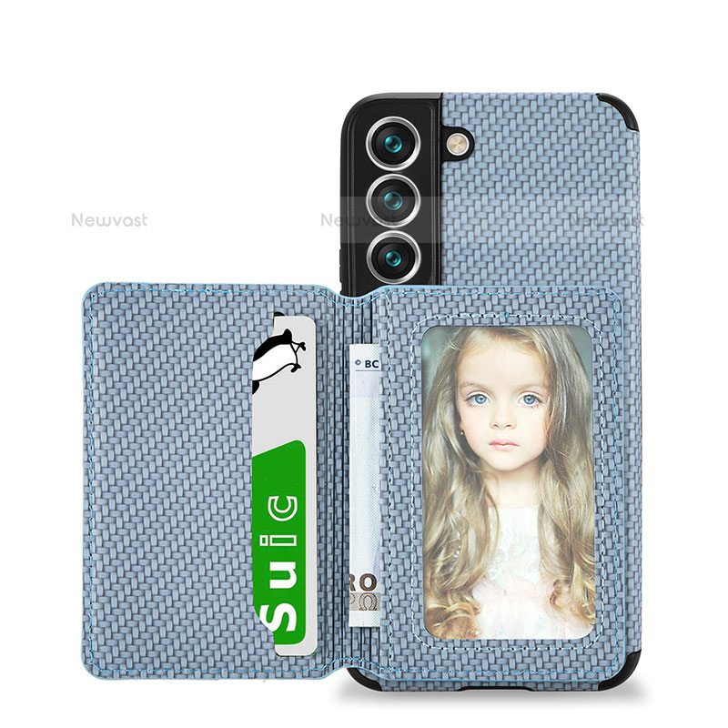 Ultra-thin Silicone Gel Soft Case Cover with Magnetic S05D for Samsung Galaxy S23 Plus 5G