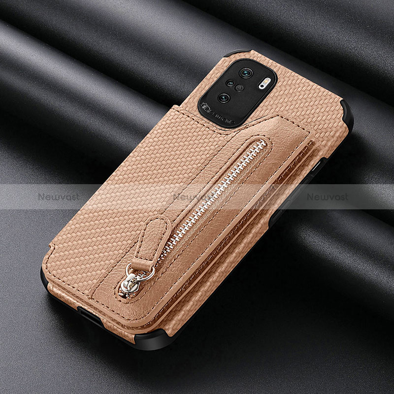 Ultra-thin Silicone Gel Soft Case Cover with Magnetic S05D for Xiaomi Mi 11X Pro 5G