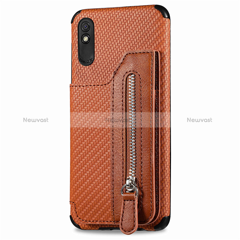 Ultra-thin Silicone Gel Soft Case Cover with Magnetic S05D for Xiaomi Redmi 9AT