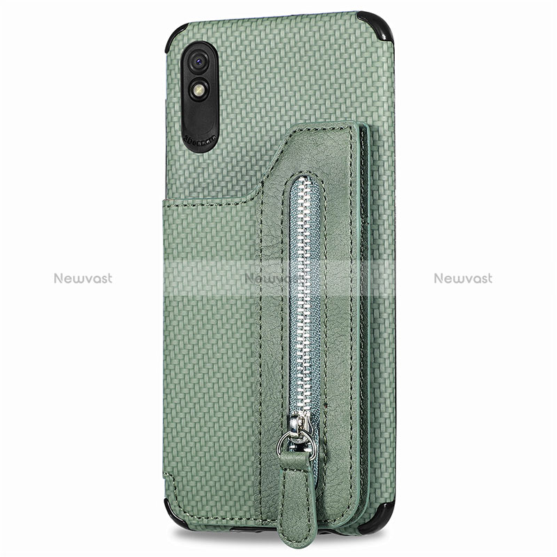 Ultra-thin Silicone Gel Soft Case Cover with Magnetic S05D for Xiaomi Redmi 9AT