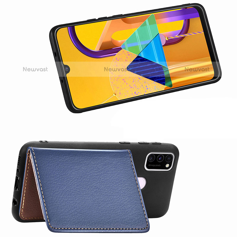 Ultra-thin Silicone Gel Soft Case Cover with Magnetic S06D for Samsung Galaxy M30s
