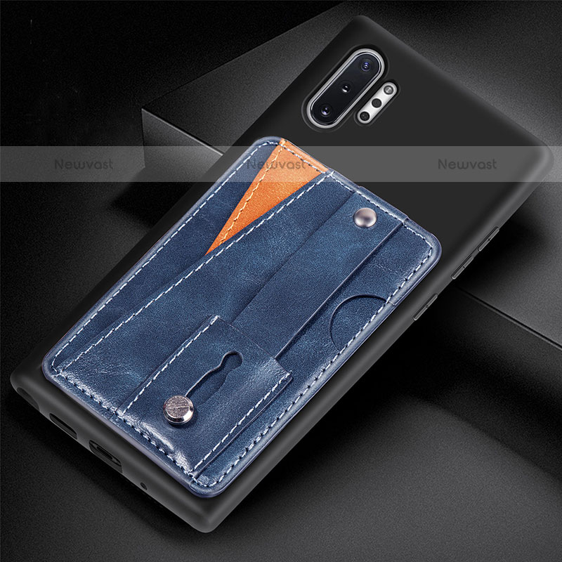 Ultra-thin Silicone Gel Soft Case Cover with Magnetic S06D for Samsung Galaxy Note 10 Plus 5G