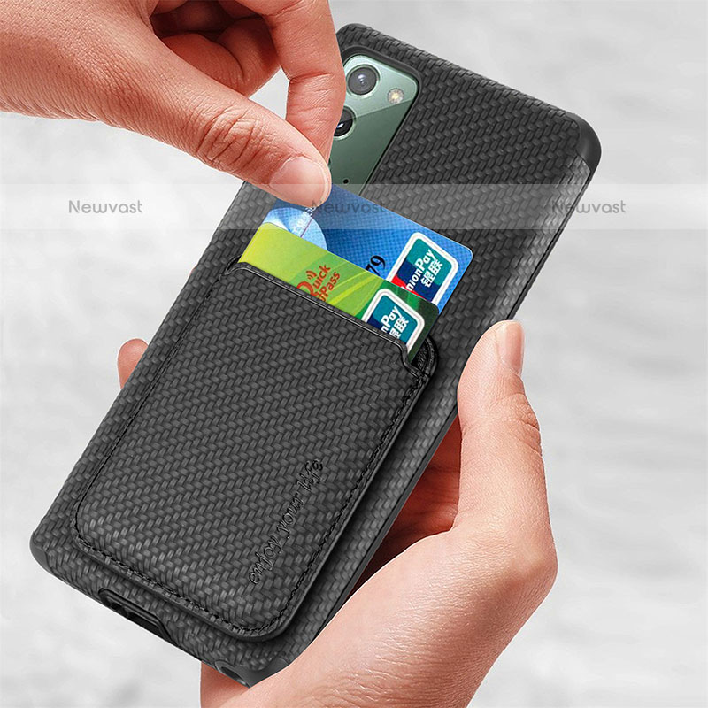 Ultra-thin Silicone Gel Soft Case Cover with Magnetic S06D for Samsung Galaxy Note 20 5G