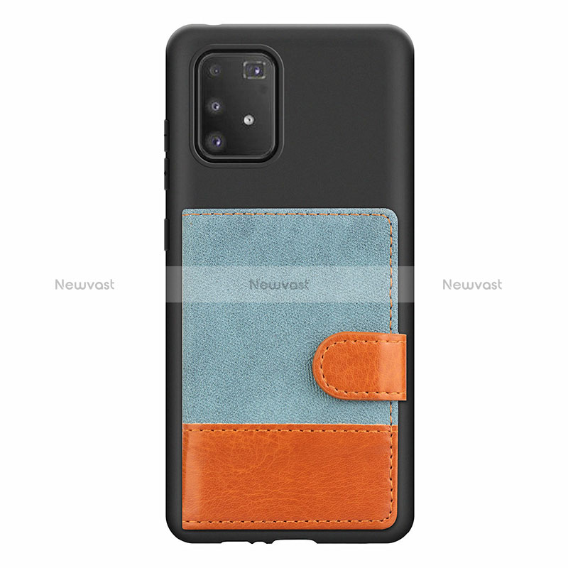 Ultra-thin Silicone Gel Soft Case Cover with Magnetic S06D for Samsung Galaxy S10 Lite