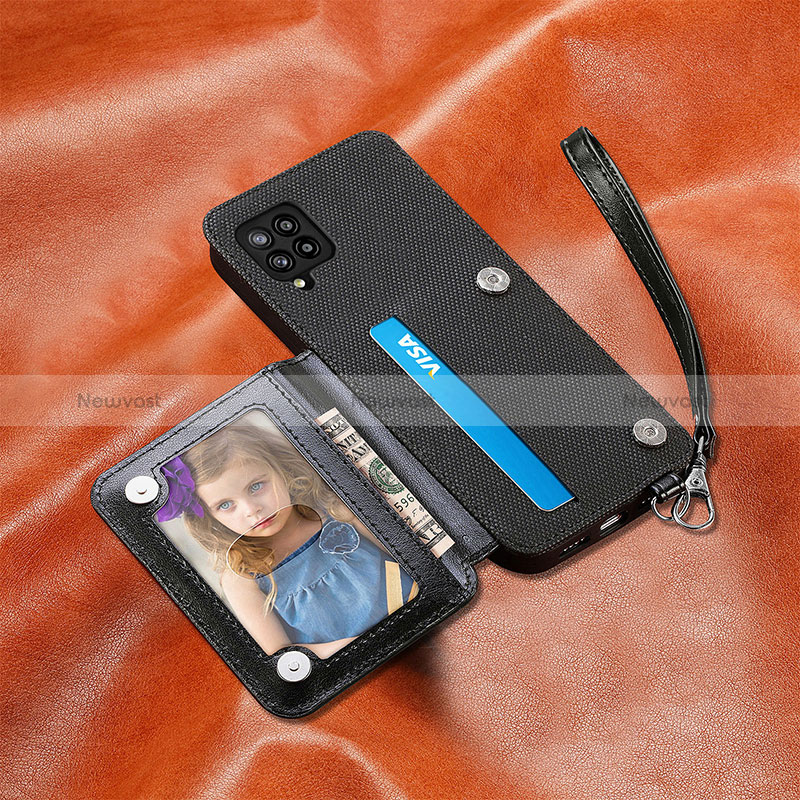 Ultra-thin Silicone Gel Soft Case Cover with Magnetic S07D for Samsung Galaxy A42 5G