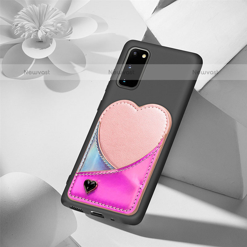 Ultra-thin Silicone Gel Soft Case Cover with Magnetic S07D for Samsung Galaxy S20 5G