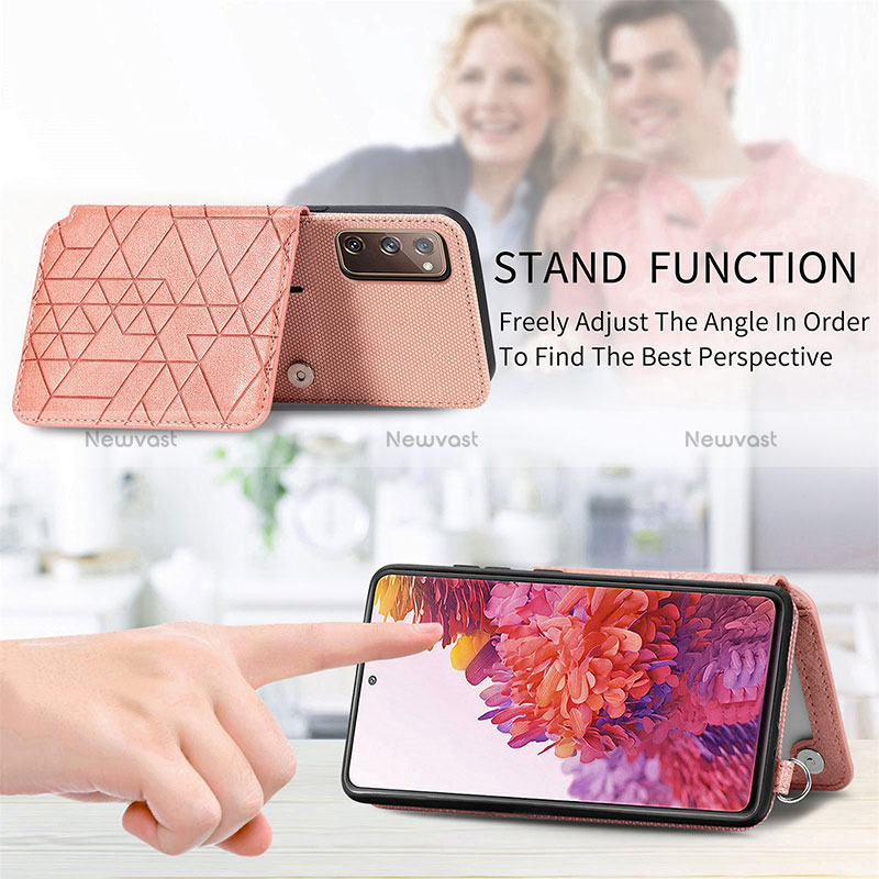 Ultra-thin Silicone Gel Soft Case Cover with Magnetic S07D for Samsung Galaxy S20 FE 5G