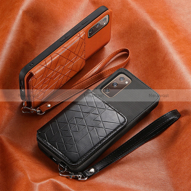 Ultra-thin Silicone Gel Soft Case Cover with Magnetic S07D for Samsung Galaxy S20 FE 5G