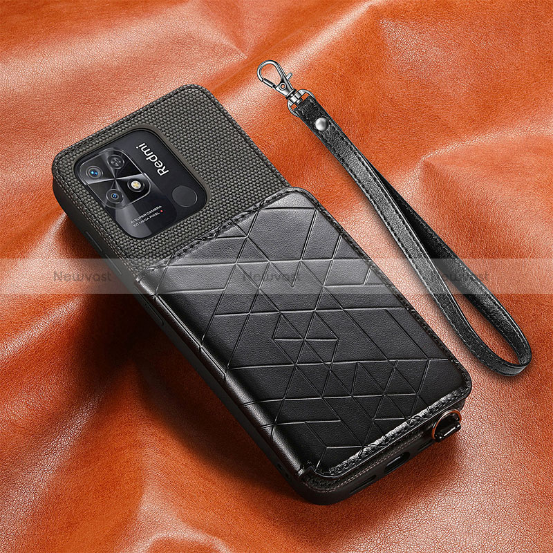 Ultra-thin Silicone Gel Soft Case Cover with Magnetic S07D for Xiaomi Redmi 10C 4G