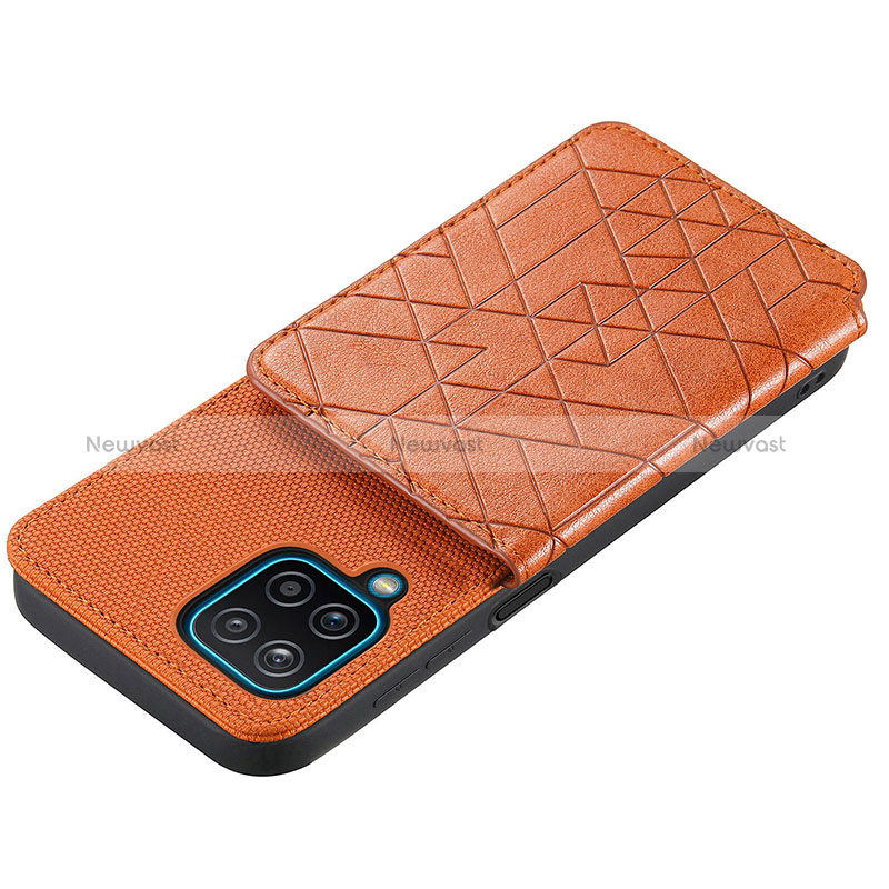 Ultra-thin Silicone Gel Soft Case Cover with Magnetic S08D for Samsung Galaxy M12