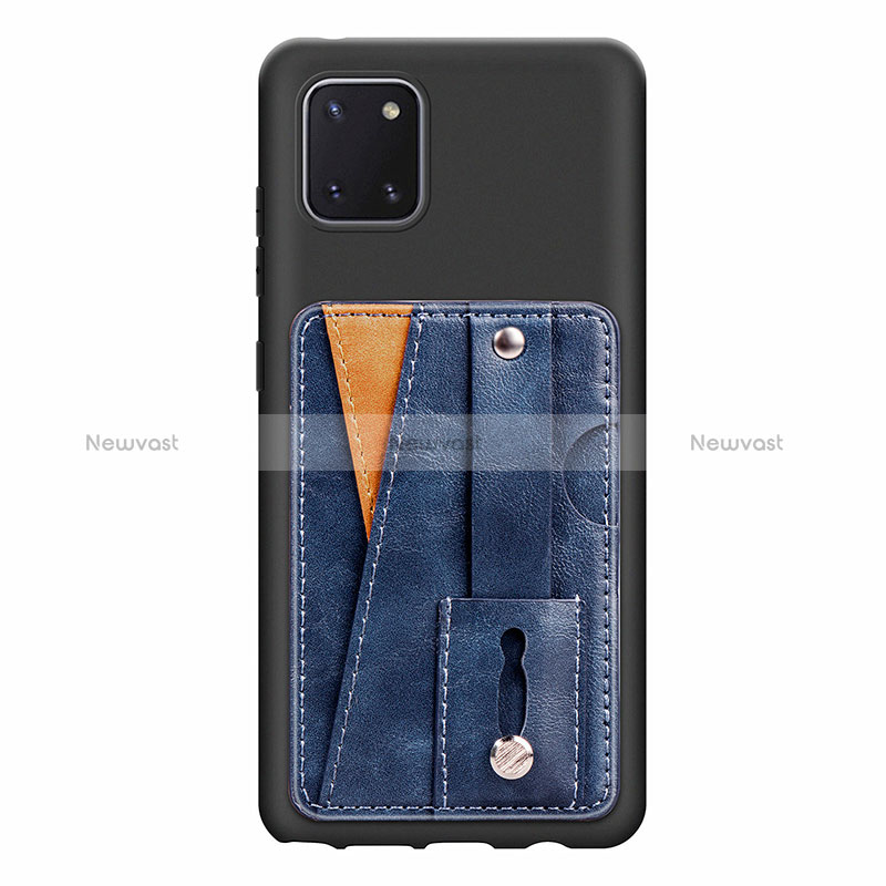 Ultra-thin Silicone Gel Soft Case Cover with Magnetic S08D for Samsung Galaxy M60s