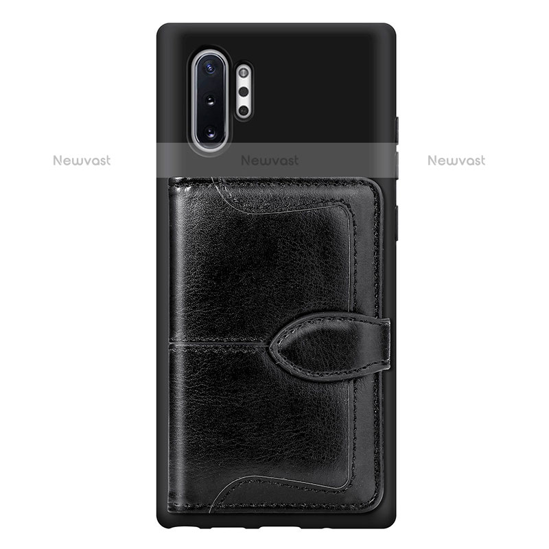Ultra-thin Silicone Gel Soft Case Cover with Magnetic S08D for Samsung Galaxy Note 10 Plus 5G