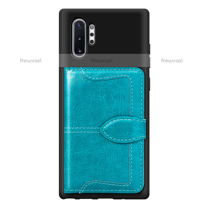 Ultra-thin Silicone Gel Soft Case Cover with Magnetic S08D for Samsung Galaxy Note 10 Plus 5G