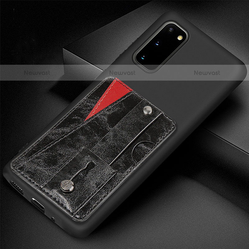 Ultra-thin Silicone Gel Soft Case Cover with Magnetic S08D for Samsung Galaxy S20 5G