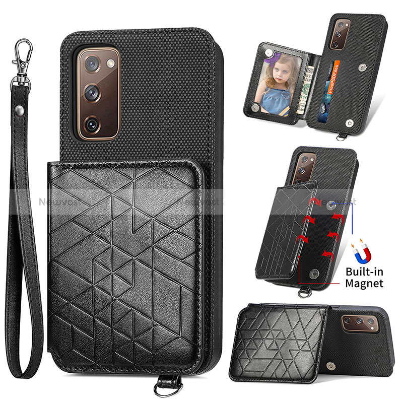 Ultra-thin Silicone Gel Soft Case Cover with Magnetic S08D for Samsung Galaxy S20 Lite 5G