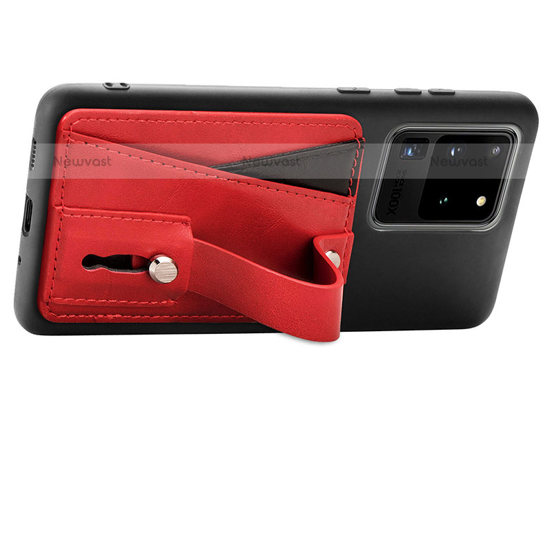 Ultra-thin Silicone Gel Soft Case Cover with Magnetic S08D for Samsung Galaxy S20 Ultra 5G