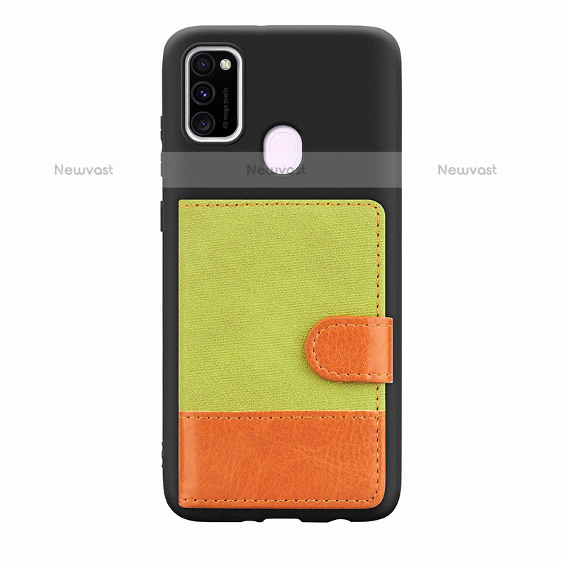 Ultra-thin Silicone Gel Soft Case Cover with Magnetic S09D for Samsung Galaxy M21