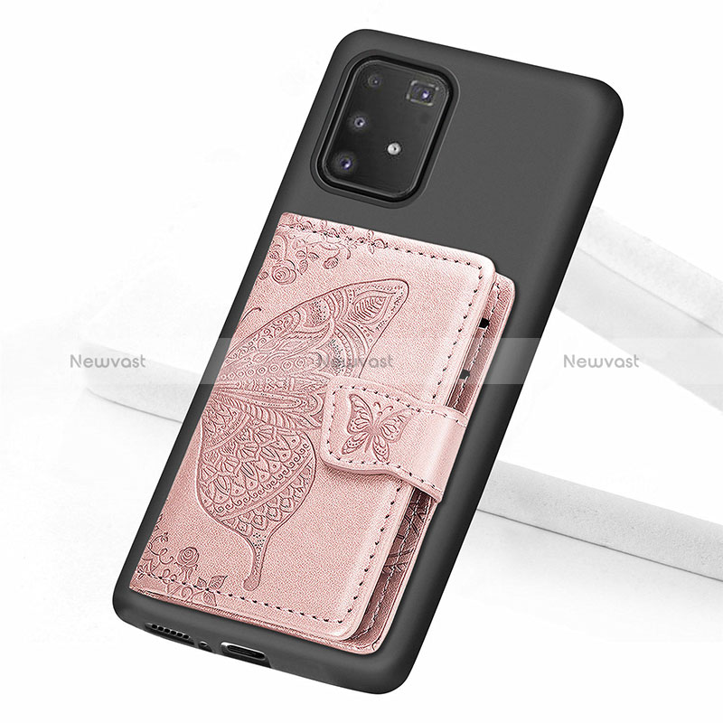 Ultra-thin Silicone Gel Soft Case Cover with Magnetic S09D for Samsung Galaxy M80S