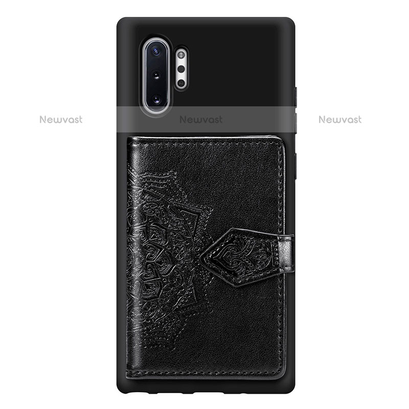 Ultra-thin Silicone Gel Soft Case Cover with Magnetic S09D for Samsung Galaxy Note 10 Plus 5G