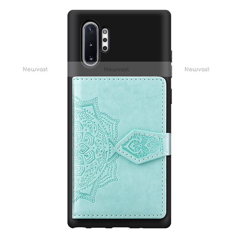 Ultra-thin Silicone Gel Soft Case Cover with Magnetic S09D for Samsung Galaxy Note 10 Plus 5G
