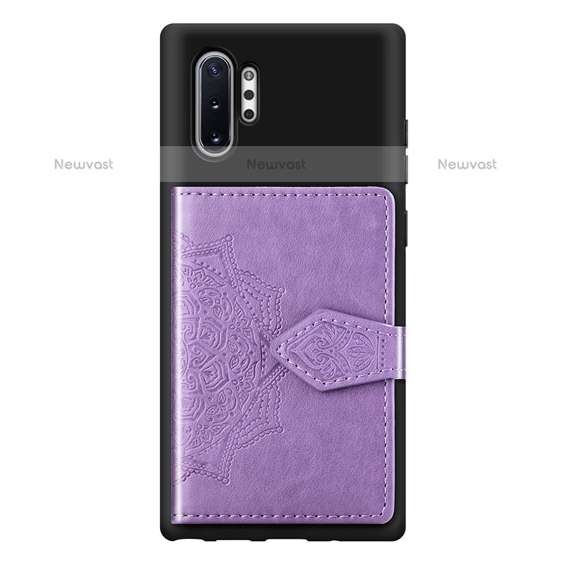 Ultra-thin Silicone Gel Soft Case Cover with Magnetic S09D for Samsung Galaxy Note 10 Plus 5G