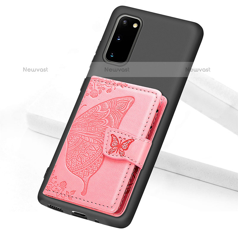 Ultra-thin Silicone Gel Soft Case Cover with Magnetic S09D for Samsung Galaxy S20 5G
