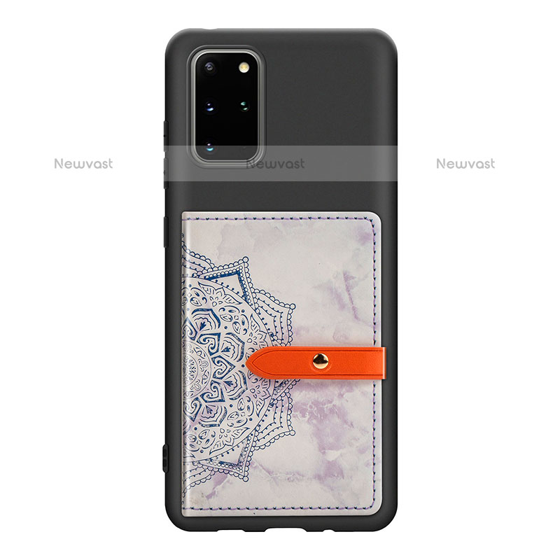 Ultra-thin Silicone Gel Soft Case Cover with Magnetic S09D for Samsung Galaxy S20 Plus 5G