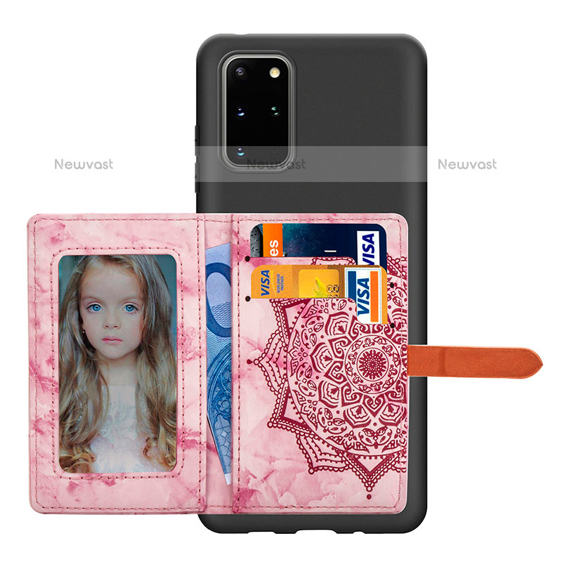 Ultra-thin Silicone Gel Soft Case Cover with Magnetic S09D for Samsung Galaxy S20 Plus 5G