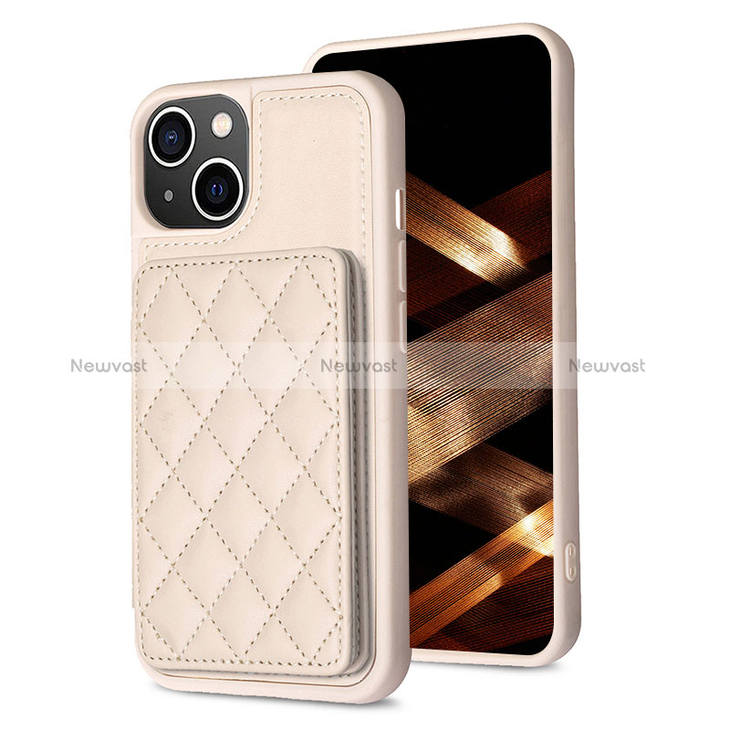 Ultra-thin Silicone Gel Soft Case Cover with Magnetic S10D for Apple iPhone 13