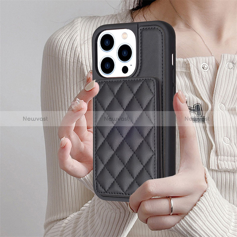 Ultra-thin Silicone Gel Soft Case Cover with Magnetic S10D for Apple iPhone 13 Pro Max