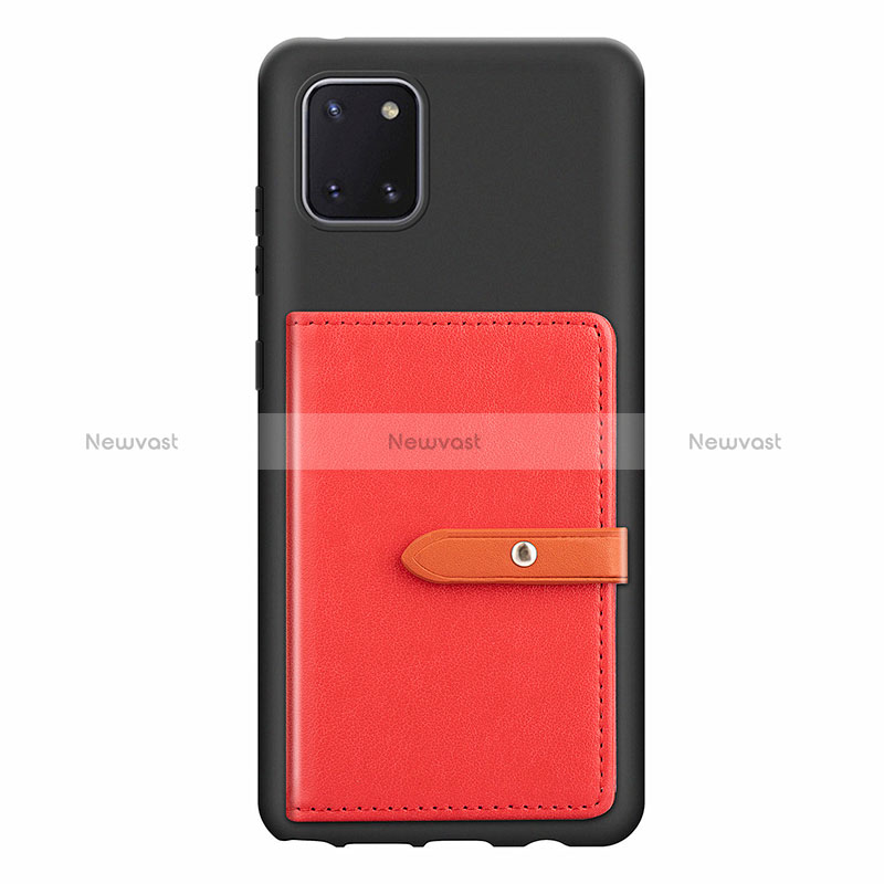 Ultra-thin Silicone Gel Soft Case Cover with Magnetic S10D for Samsung Galaxy A81