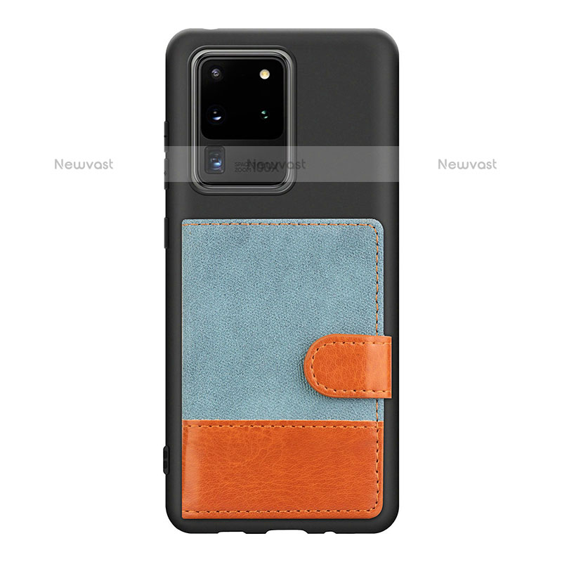 Ultra-thin Silicone Gel Soft Case Cover with Magnetic S10D for Samsung Galaxy S20 Ultra 5G