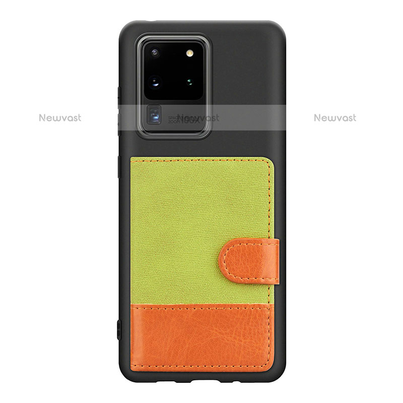 Ultra-thin Silicone Gel Soft Case Cover with Magnetic S10D for Samsung Galaxy S20 Ultra 5G