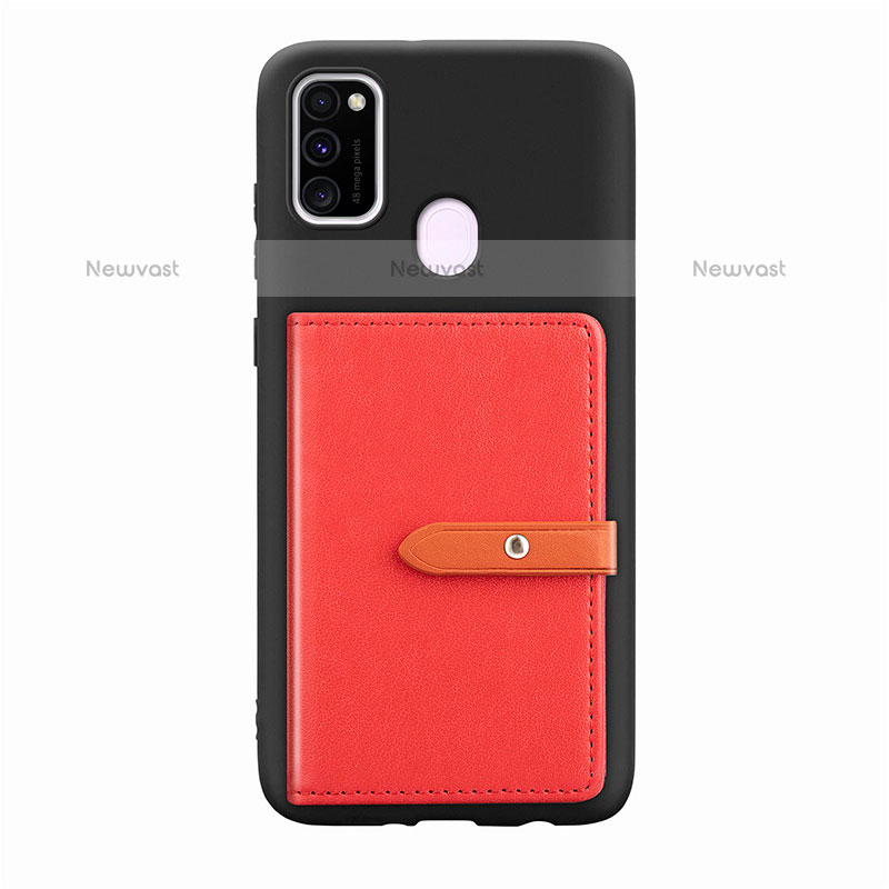 Ultra-thin Silicone Gel Soft Case Cover with Magnetic S11D for Samsung Galaxy M21