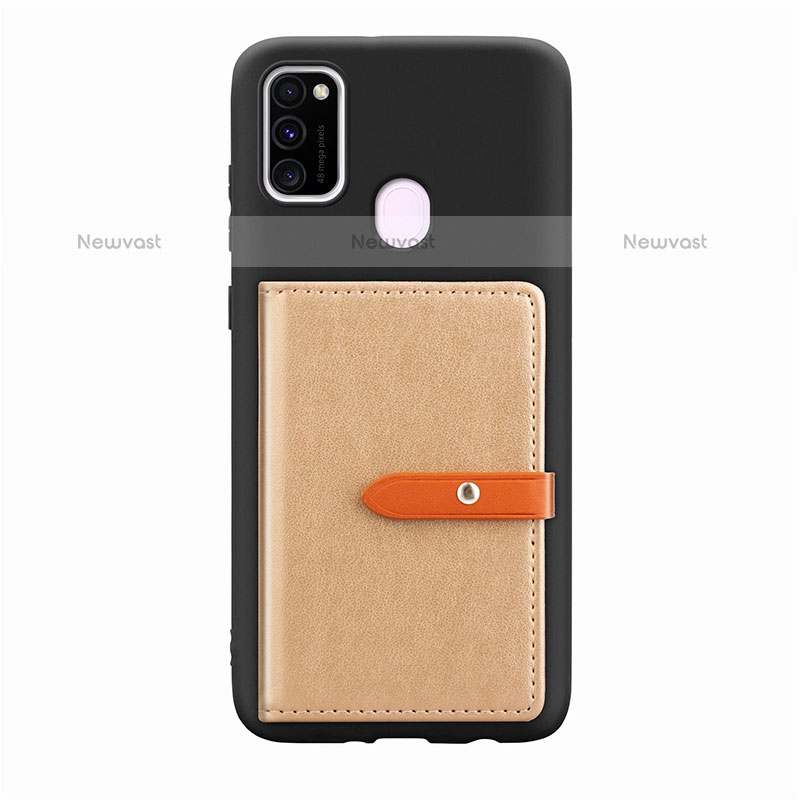 Ultra-thin Silicone Gel Soft Case Cover with Magnetic S11D for Samsung Galaxy M21