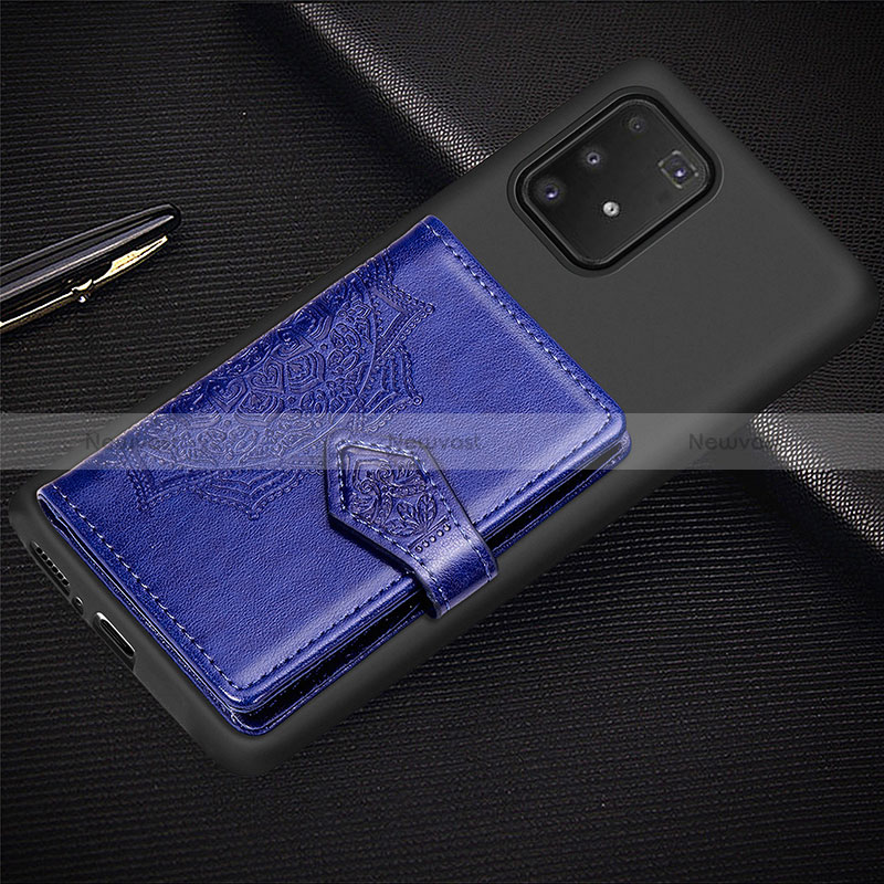 Ultra-thin Silicone Gel Soft Case Cover with Magnetic S12D for Samsung Galaxy M80S