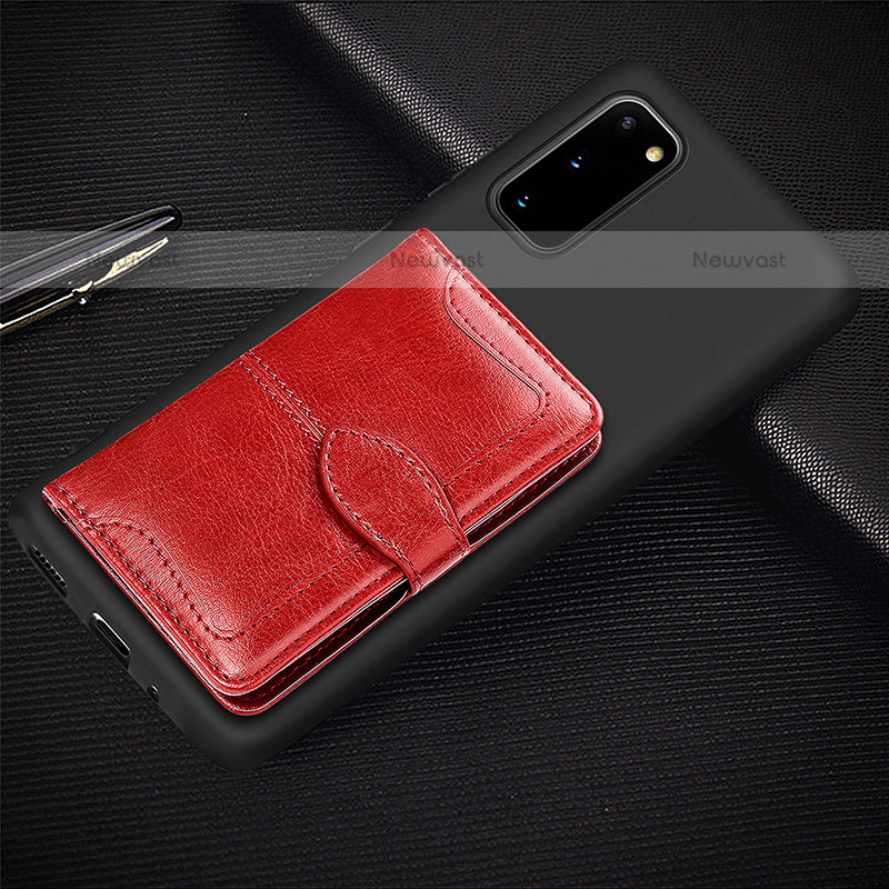 Ultra-thin Silicone Gel Soft Case Cover with Magnetic S13D for Samsung Galaxy S20 5G