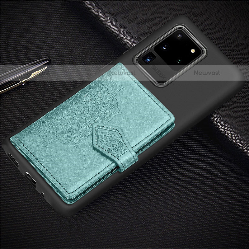 Ultra-thin Silicone Gel Soft Case Cover with Magnetic S13D for Samsung Galaxy S20 Ultra