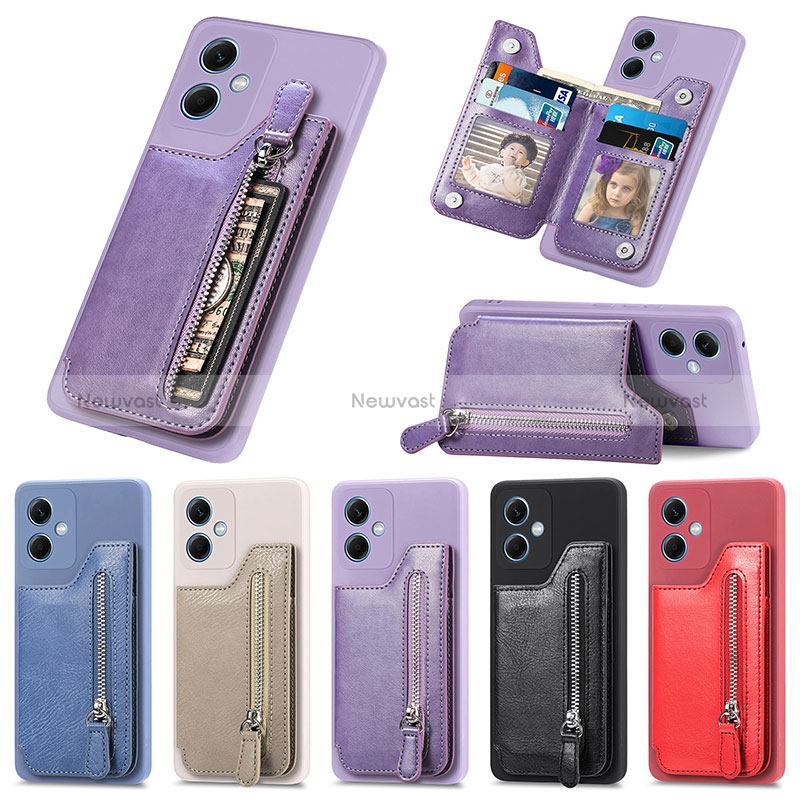 Ultra-thin Silicone Gel Soft Case Cover with Magnetic SD1 for Xiaomi Redmi Note 12 5G