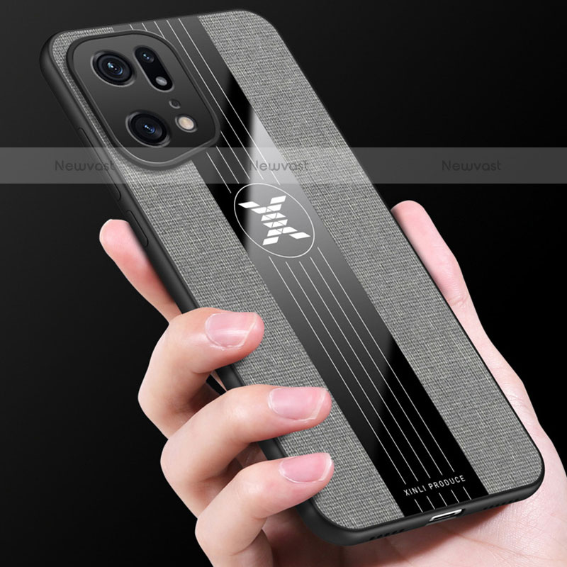 Ultra-thin Silicone Gel Soft Case Cover X01L for Oppo Find X5 Pro 5G