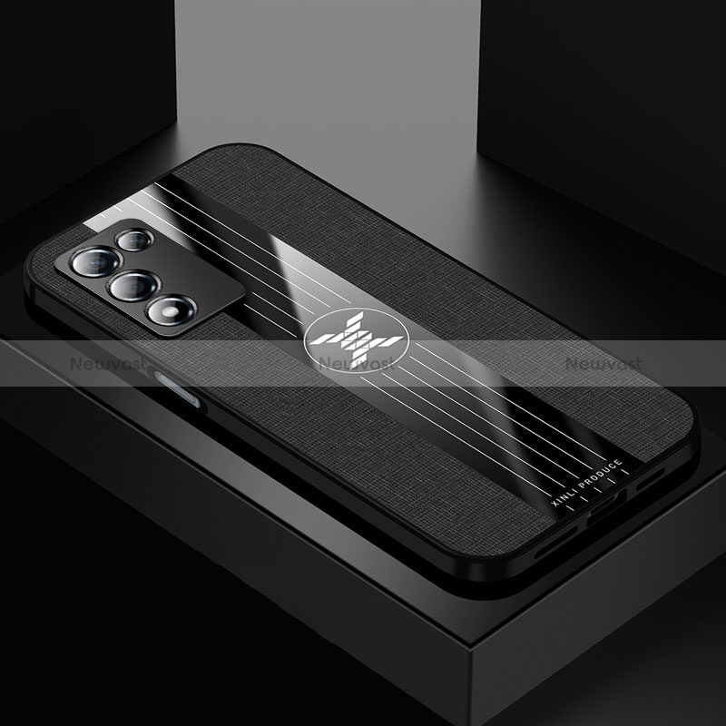 Ultra-thin Silicone Gel Soft Case Cover X01L for Oppo K9S 5G Black