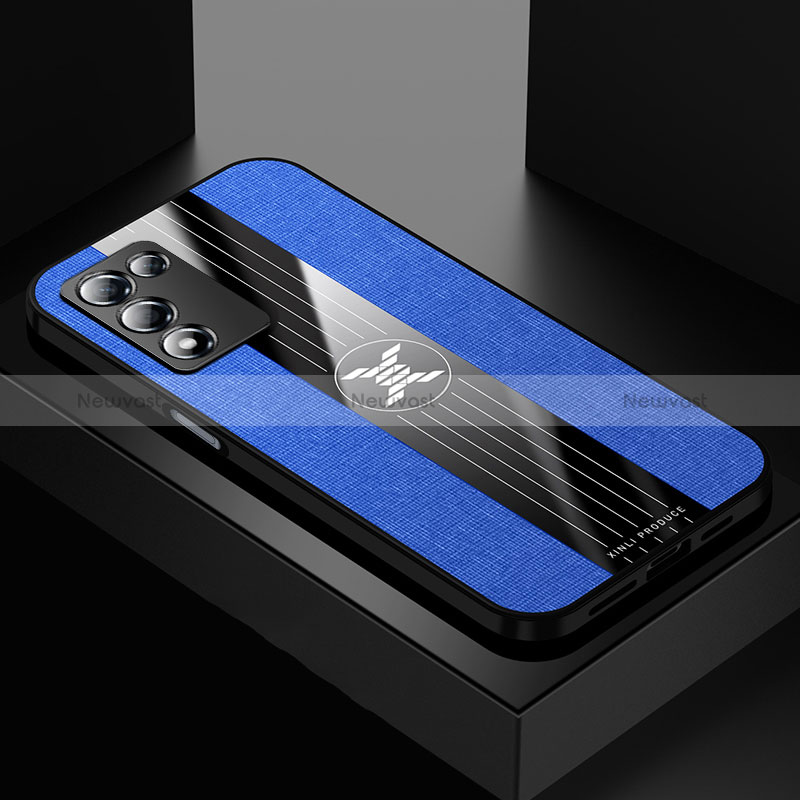 Ultra-thin Silicone Gel Soft Case Cover X01L for Oppo K9S 5G Blue