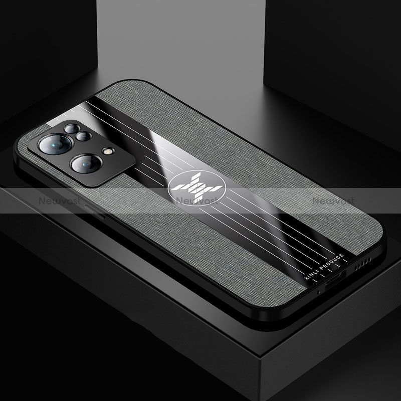 Ultra-thin Silicone Gel Soft Case Cover X01L for Oppo Reno7 Pro 5G Gray
