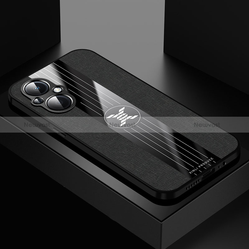 Ultra-thin Silicone Gel Soft Case Cover X01L for Oppo Reno7 Z 5G Black